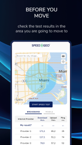 اسکرین شات 5 برنامه Speed Test by SPEEDGEO