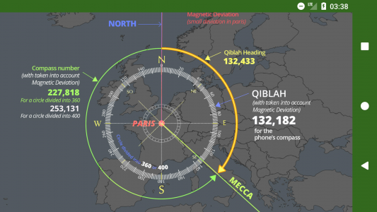 اسکرین شات 8 برنامه Islam.ms Prayer Times & Qiblah