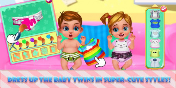 اسکرین شات بازی Newborn Sweet Baby Twins - Baby Girls Makeover 4