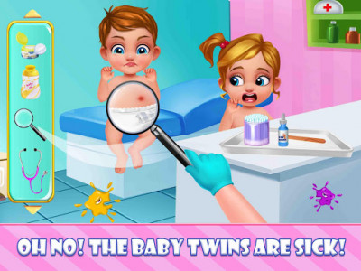 اسکرین شات بازی Newborn Sweet Baby Twins 2: Baby Care & Dress Up 6