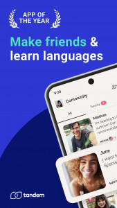 اسکرین شات 1 برنامه Tandem: Language exchange