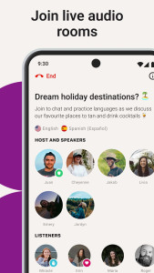 اسکرین شات 4 برنامه Tandem: Language exchange