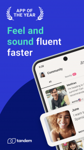 اسکرین شات برنامه Tandem: Language exchange 1