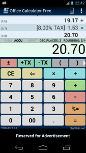 اسکرین شات برنامه Office Calculator 1