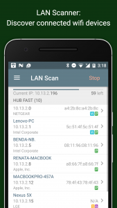 اسکرین شات برنامه Network Analyzer 4