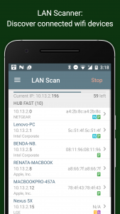 اسکرین شات 4 برنامه Network Analyzer
