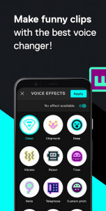 اسکرین شات برنامه Voicemod Clips: Free Voice Changer & Video Maker 1