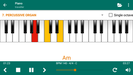 اسکرین شات 7 برنامه MIDI File Player