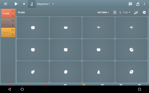 اسکرین شات برنامه MIDI Sequencer 3