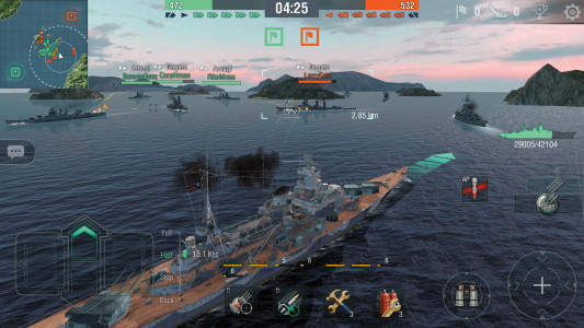اسکرین شات بازی World of Warships Blitz War 6