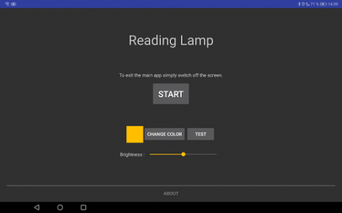 اسکرین شات برنامه Ad-Free Reading Lamp 4