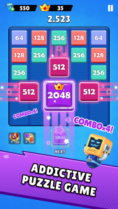 اسکرین شات 1 بازی X2 Blocks & 2048 Merge Number