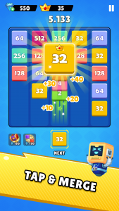 اسکرین شات 2 بازی X2 Blocks & 2048 Merge Number