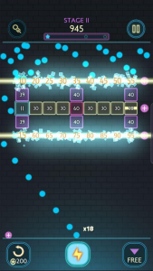 اسکرین شات بازی Neon bricks 7