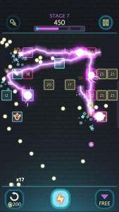 اسکرین شات بازی Neon bricks 4