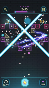 اسکرین شات بازی Neon bricks 6