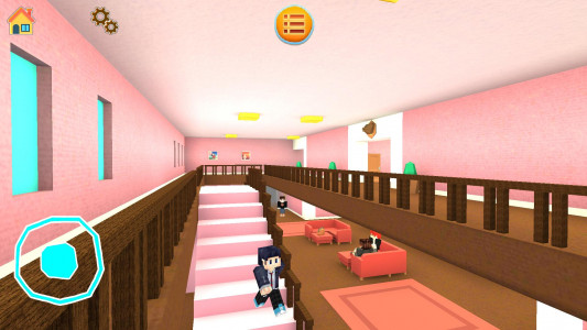 اسکرین شات بازی Pink Princess House Craft Game 4