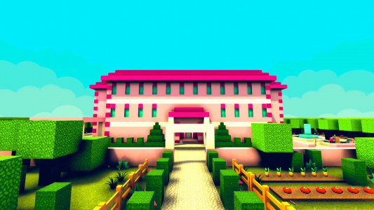 اسکرین شات بازی Pink Princess House Craft Game 2