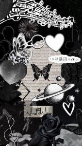 اسکرین شات 3 برنامه Black Aesthetic Wallpaper