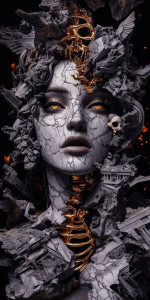 اسکرین شات 1 برنامه Black Aesthetic Wallpaper