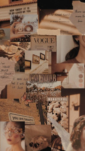 اسکرین شات 1 برنامه Brown Aesthetic Wallpaper