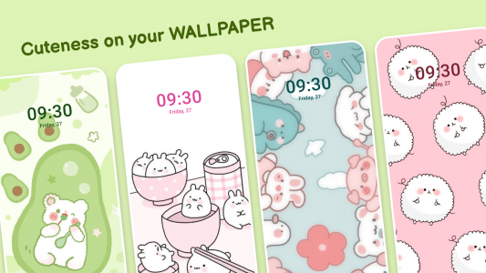اسکرین شات 2 برنامه Kawaii Aesthetic Wallpaper