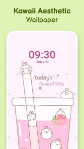 اسکرین شات 3 برنامه Kawaii Aesthetic Wallpaper