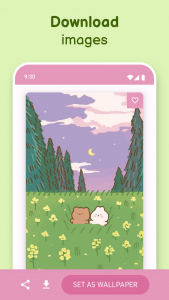 اسکرین شات 7 برنامه Kawaii Aesthetic Wallpaper