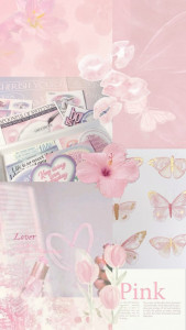اسکرین شات 1 برنامه Pink Aesthetic Wallpaper
