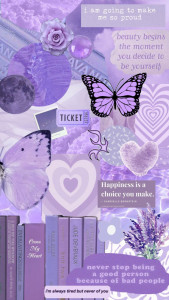اسکرین شات برنامه Purple Aesthetic Wallpaper 2