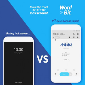 اسکرین شات برنامه WordBit Korean (automatic study 1
