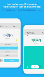اسکرین شات برنامه WordBit Korean (automatic study 5