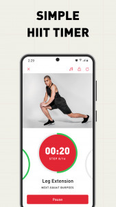 اسکرین شات 1 برنامه HIIT • Workouts & Timer