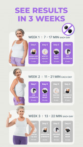اسکرین شات 2 برنامه SeniorFIT•Gentle Yoga, Fitness