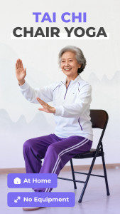 اسکرین شات 1 برنامه Chair Yoga for Seniors-EasyFIT