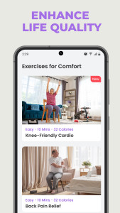 اسکرین شات 6 برنامه Chair Yoga for Seniors-EasyFIT