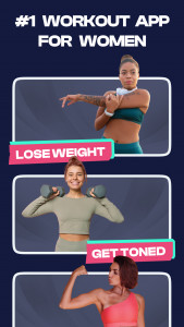اسکرین شات برنامه Workout for Women: Fit & Sweat 1