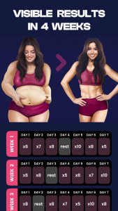 اسکرین شات برنامه Workout for Women -Fitness App 7