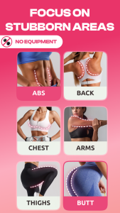 اسکرین شات 3 برنامه Workout for Women: Fit & Sweat