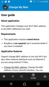 اسکرین شات برنامه Change My MAC - Spoof Wifi MAC 6