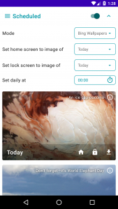 اسکرین شات برنامه Daily Wallpapers - Auto Change 2