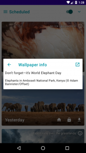 اسکرین شات برنامه Daily Wallpapers - Auto Change 4