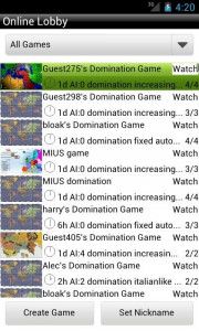 اسکرین شات بازی Domination (risk & strategy) 6