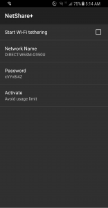 اسکرین شات 2 برنامه NetShare+  Wifi Tether