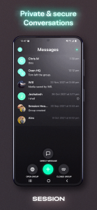 اسکرین شات برنامه Session - Private Messenger 4