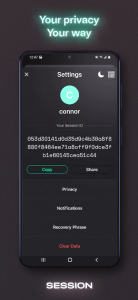 اسکرین شات 5 برنامه Session - Private Messenger
