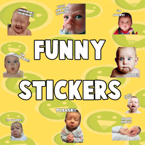 اسکرین شات برنامه WASticker Babies Meme Funny 2