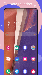 اسکرین شات برنامه Note Launcher: For Galaxy Note 1