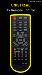 اسکرین شات برنامه Universal Free TV Remote Control For Any LCD 1