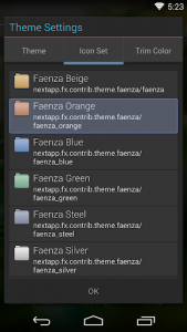 اسکرین شات برنامه FX Faenza Icon Theme 2